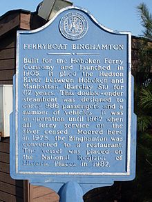 Binghamton plaque