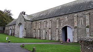 Buckland Abbey TiThe barn