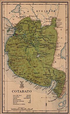 Cotabato province 1918 map