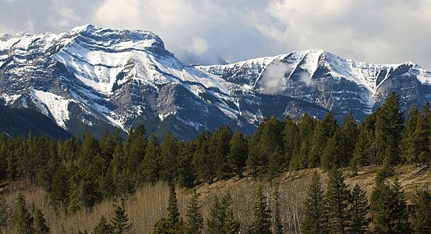 Mount McGillivray and Pigeon Mountain