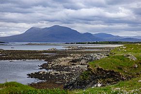 Mweelrea Mountain from Renvyle