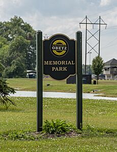 Obetz Memorial Park Sign