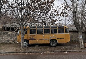 Old bus in Ashtarak