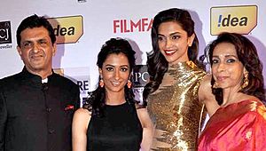 Padukone with family