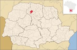 Location in Paraná