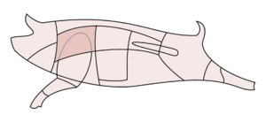 Schwein-Nacken