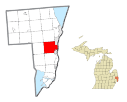 Location within St. Clair County