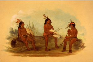 Three young chinook men