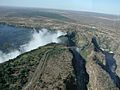 Victoria Falls from the helicopter