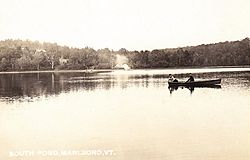 View of South Pond, Marlboro, VT