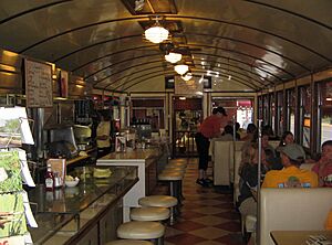 Wellsboro Diner interior