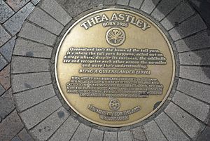 Writers Walk Circular Quay Thea Astley