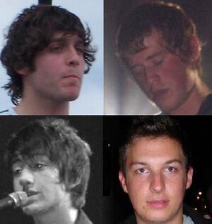 Arctic Monkeys heads