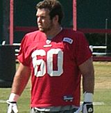 Brian de la Puente at 49ers training camp 2010-08-09