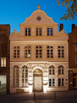 Buddenbrookhaus Luebeck (Germany) by night