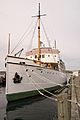 The S.S. Acadia anchored in Halifax Harbour