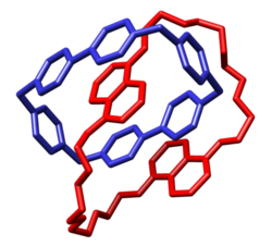 Catenane Crystal Structure ChemComm page634 1991 commons