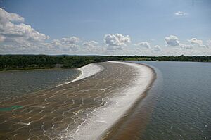 Denison Dam spillway