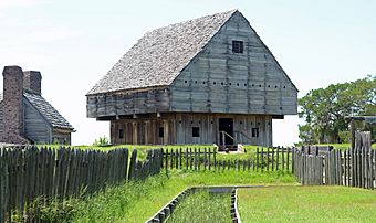 Fort King George front, McIntosh County, GA, US.jpg