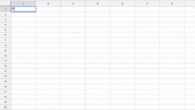 Google Sheets Pride easter egg