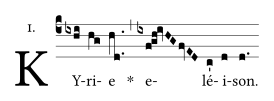 Gregorian Chant Kyrie