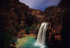 Havasu Falls at Night