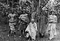 Makea Karika Tavaki with Ngati Karaka elders