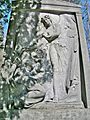 Mill Girl Monument to Louisa Maria Wells by Evelyn Longman, Lowell Cemetery, Lowell, MA - March 2016