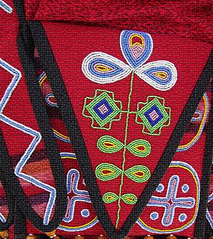 Muscogee (Creek) beadwork