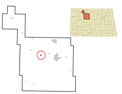 Location of Des Lacs, North Dakota