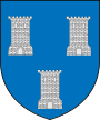 Shield of family de Pompadour.svg