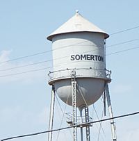 Somerton's 50,000-Gallon Water Tank - 1920