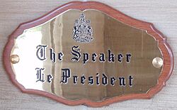Speaker Plaque