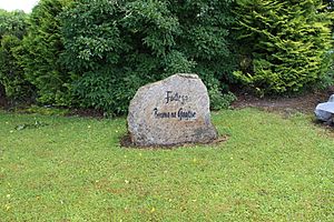 Welcome sign (Fáilte go Bearna na Gaoithe)