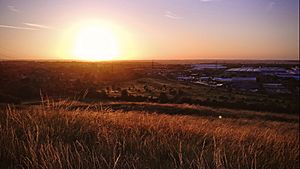 Blow's Downs at Sunset