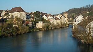 Brugg AG Altstadt mit Aare