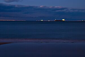 CargoshipscrossingtheChesapeakeBayBridgeTunnel