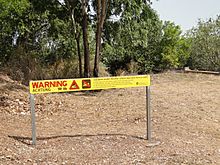 Crocodile warning