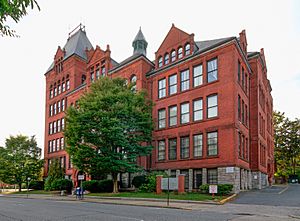 Durkin Administration Building Worcester, Irving St side