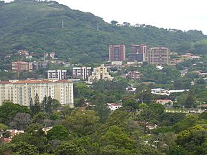 Skyline of Escazu City