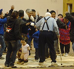 Eskimo dance Nalukataq Barrow