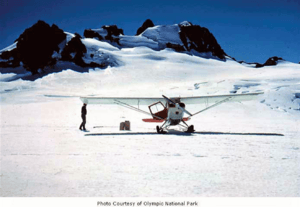 Fairchild airplane -- Snow Dome