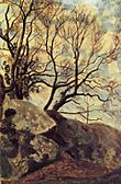 Frédéric Bazille Study of Trees