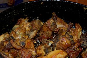 Fried chicken, Lohorung food