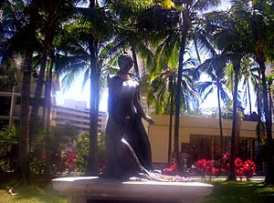 KaiulaniStatue