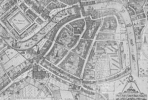 Map of Redcliffe in 1728