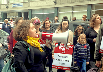 National Maternity Hospital protest