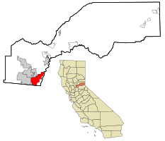 Location in Placer County and the state of California