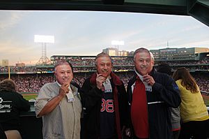 Red Sox fans with Jerry Remy masks - Fenway Park - 24 June 2008