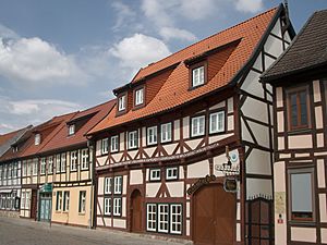 Typical old housing in Salzwedel